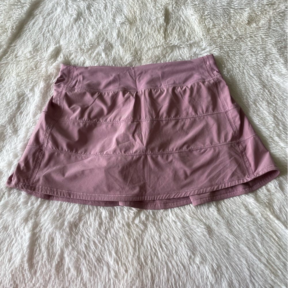 Pace Rival Mid Rise Skirt *Long in Pink Taupe